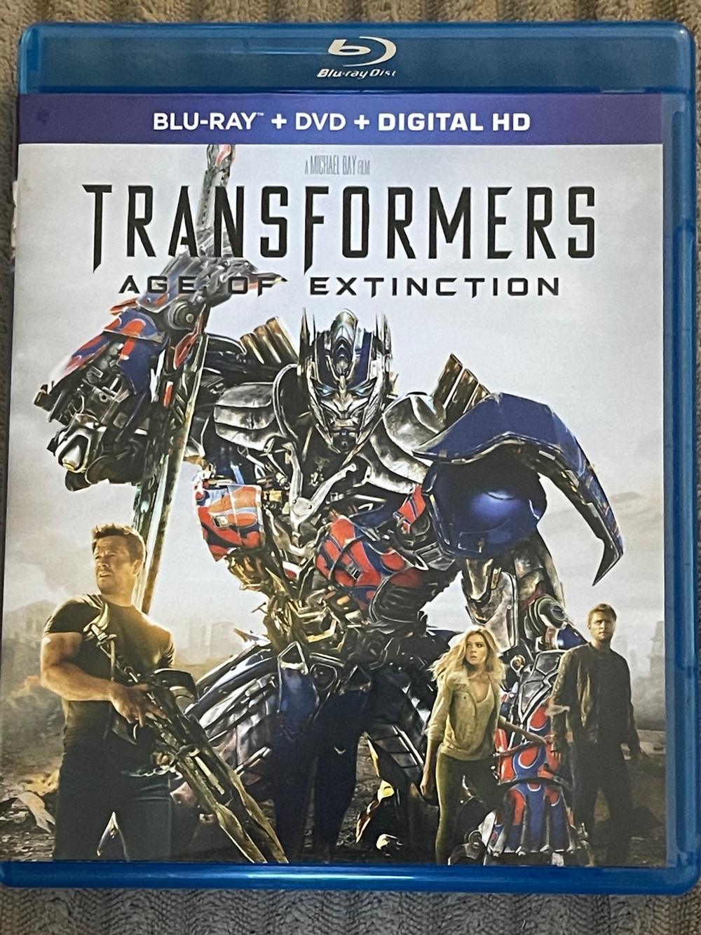 Transformers Age of Extinction Blu-ray DVD 2-Disc Set